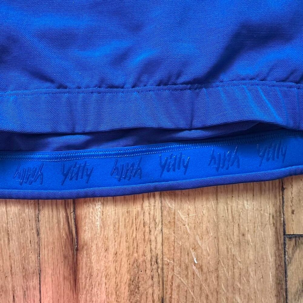 Yitty Mesh Me Smoothing Blue Midi Crop Top - Picture 4 of 6